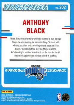 2023-24 Donruss #202 Anthony Black Back