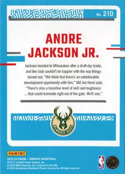 2023-24 Donruss #210 Andre Jackson Jr. Back