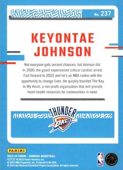 2023-24 Donruss #237 Keyontae Johnson Back