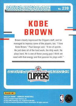 2023-24 Donruss #239 Kobe Brown Back