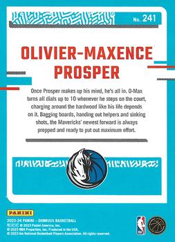 2023-24 Donruss #241 Olivier-Maxence Prosper Back