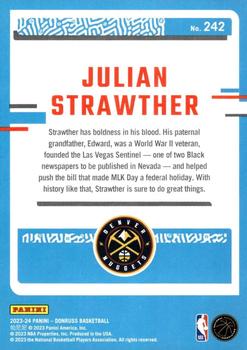 2023-24 Donruss #242 Julian Strawther Back