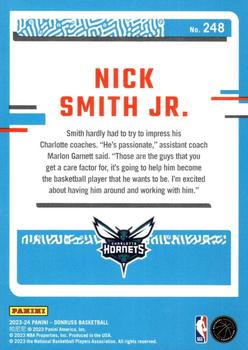 2023-24 Donruss #248 Nick Smith Jr. Back