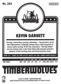 2023-24 Hoops Winter #283 Kevin Garnett Back
