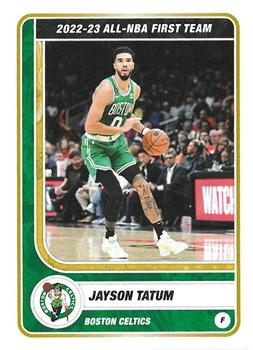 2023-24 Panini Sticker & Card Collection #3 Jayson Tatum Front