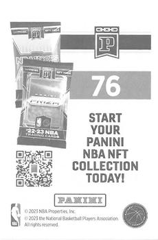 2023-24 Panini Sticker & Card Collection #76 Domantas Sabonis Back