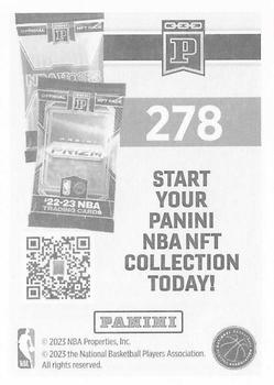2023-24 Panini Sticker & Card Collection #278 Jakob Poeltl Back