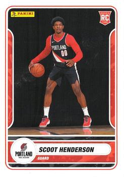 2023-24 Panini Sticker & Card Collection - Cards #73 Scoot Henderson Front
