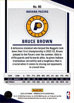 2023-24 Donruss Elite #86 Bruce Brown Back
