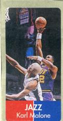 1993 USA Basket Stars Gum Wrapper Stickers (French) #NNO Karl Malone Front