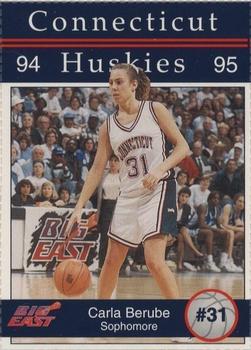 1994-95 Connecticut Huskies Women #NNO Carla Berube Front