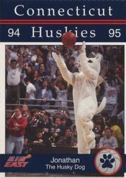 1994-95 Connecticut Huskies Women #NNO Jonathan the Husky Dog Front