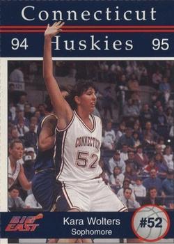 1994-95 Connecticut Huskies Women #NNO Kara Wolters Front