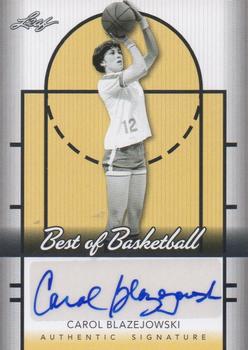 2013-14 Leaf Best of Basketball Autographs #CB1 Carol Blazejowski Front
