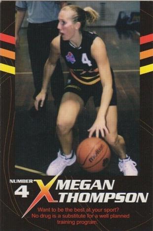 2001-02 Perth Lynx (WNBL) #NNO Megan Thompson Front