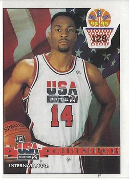 1994-95 Carousel NBA Basket Stickers (Greece) #128 Alonzo Mourning Front