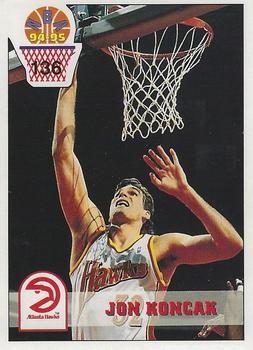1994-95 Carousel NBA Basket Stickers (Greece) #136 Jon Koncak Front