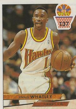 1994-95 Carousel NBA Basket Stickers (Greece) #137 Ennis Whatley Front