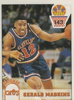 1994-95 Carousel NBA Basket Stickers (Greece) #143 Gerald Madkins Front