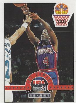 1994-95 Carousel NBA Basket Stickers (Greece) #146 Joe Dumars Front