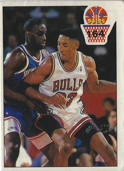 1994-95 Carousel NBA Basket Stickers (Greece) #164 Scottie Pippen Front