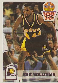 1994-95 Carousel NBA Basket Stickers (Greece) #178 Ken Williams Front