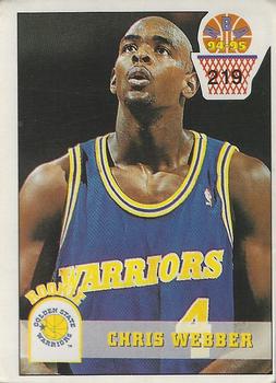 1994-95 Carousel NBA Basket Stickers (Greece) #219 Chris Webber Front