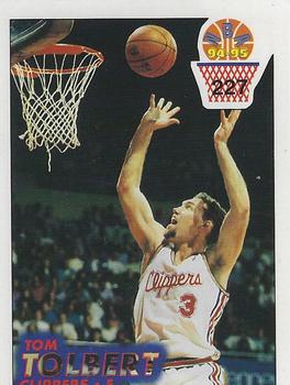 1994-95 Carousel NBA Basket Stickers (Greece) #227 Tom Tolbert Front