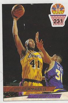 1994-95 Carousel NBA Basket Stickers (Greece) #231 Elden Campbell Front