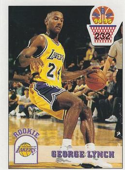 1994-95 Carousel NBA Basket Stickers (Greece) #232 George Lynch Front
