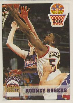 1994-95 Carousel NBA Basket Stickers (Greece) #246 Rodney Rogers Front