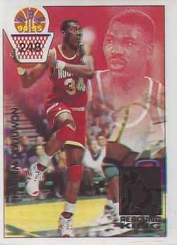1994-95 Carousel NBA Basket Stickers (Greece) #248 Hakeem Olajuwon Front