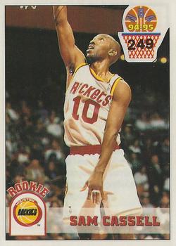 1994-95 Carousel NBA Basket Stickers (Greece) #249 Sam Cassell Front