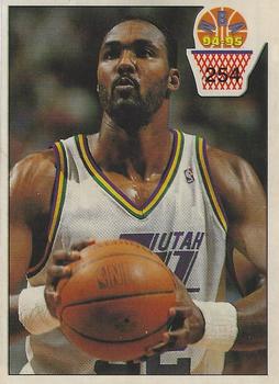 1994-95 Carousel NBA Basket Stickers (Greece) #254 Karl Malone Front