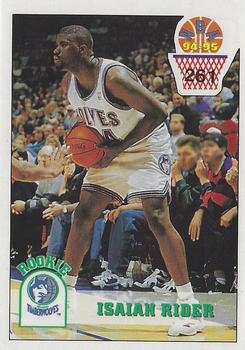 1994-95 Carousel NBA Basket Stickers (Greece) #261 Isaiah Rider Front