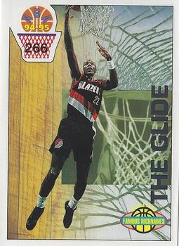 1994-95 Carousel NBA Basket Stickers (Greece) #266 Clyde Drexler Front