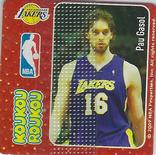 2009 NBA Super Star Stickers (Greece) #NNO Pau Gasol Front