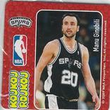 2009 NBA Super Star Stickers (Greece) #NNO Manu Ginobili Front