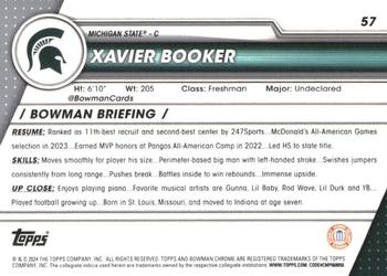 2023-24 Bowman University Chrome - Pink Refractor #57 Xavier Booker Back
