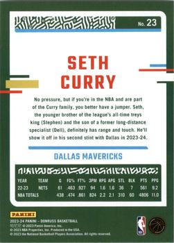 2023-24 Donruss - Silver Press Proof #23 Seth Curry Back