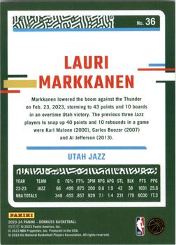 2023-24 Donruss - Silver Press Proof #36 Lauri Markkanen Back
