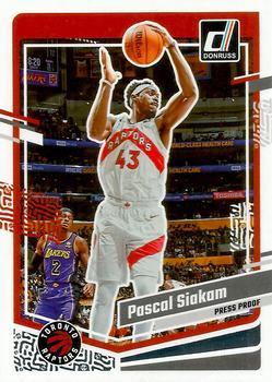 2023-24 Donruss - Silver Press Proof #132 Pascal Siakam Front