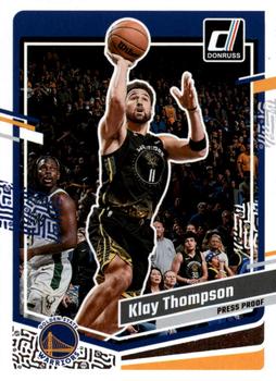 2023-24 Donruss - Silver Press Proof #185 Klay Thompson Front