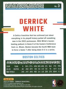 2023-24 Donruss - Green Laser Holo #3 Derrick White Back
