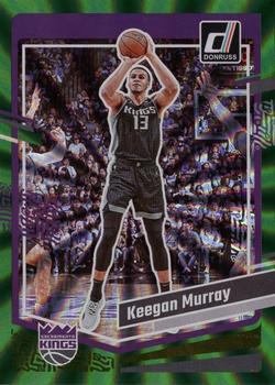 2023-24 Donruss - Green Laser Holo #32 Keegan Murray Front