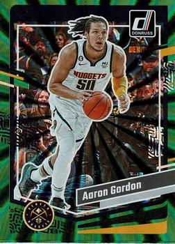 2023-24 Donruss - Green Laser Holo #38 Aaron Gordon Front