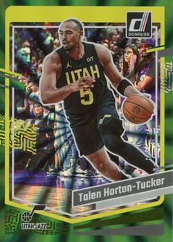 2023-24 Donruss - Green Laser Holo #49 Talen Horton-Tucker Front