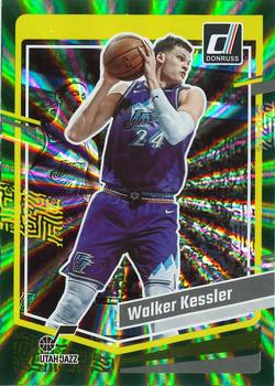 2023-24 Donruss - Green Laser Holo #80 Walker Kessler Front