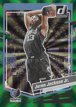 2023-24 Donruss - Green Laser Holo #108 Jaren Jackson Jr. Front
