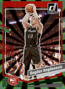 2023-24 Donruss - Green Laser Holo #147 Bogdan Bogdanovic Front